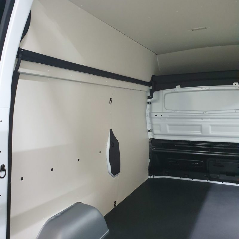Inklädning transportbil