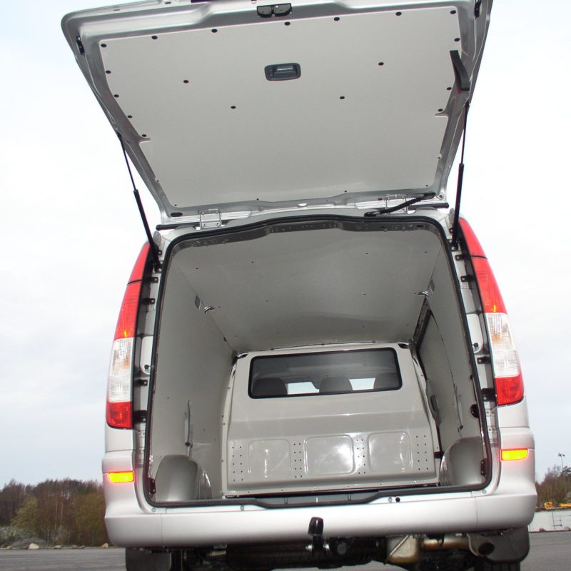 Inklädning för transportbil